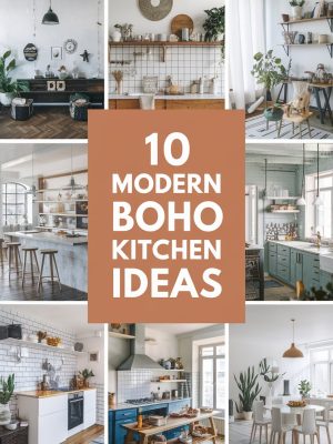 Modern Boho Kitchen Ideas