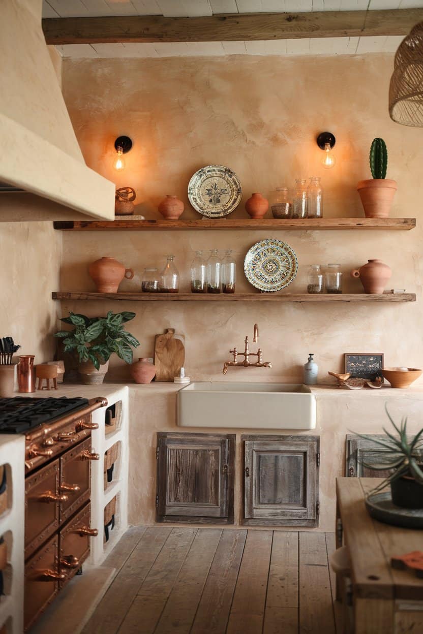 Desert-Inspired Boho Kitchen