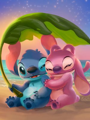 Angel and stitch