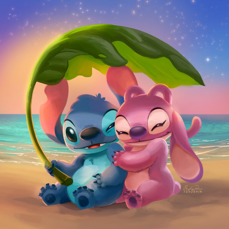 Angel and stitch