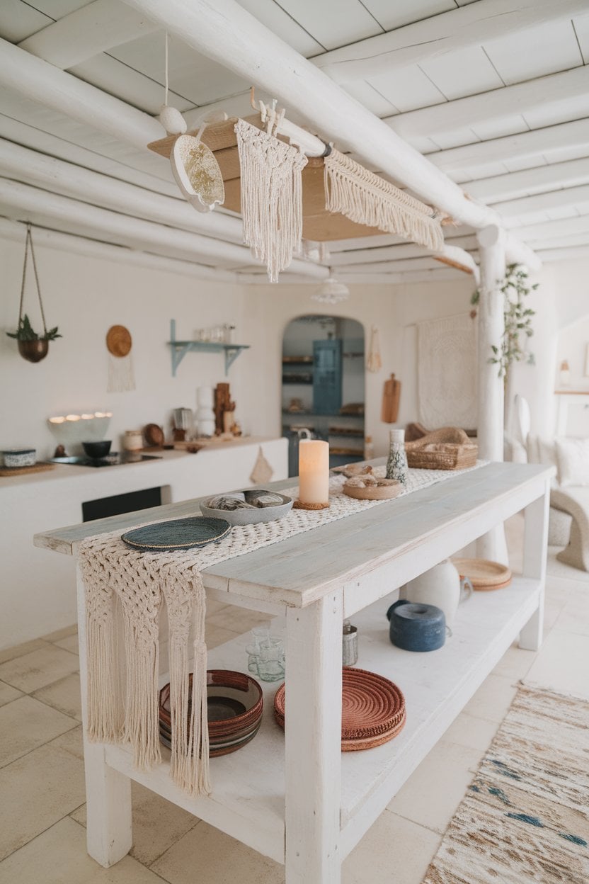 Coastal Boho Kitchen Island ideas