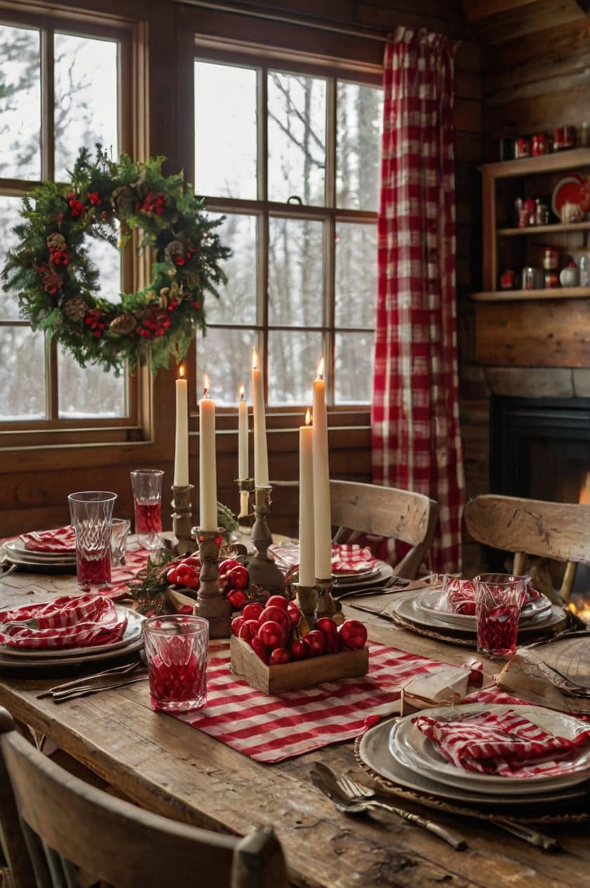 Country Cottage Cozy Cabin Christmas Decorations