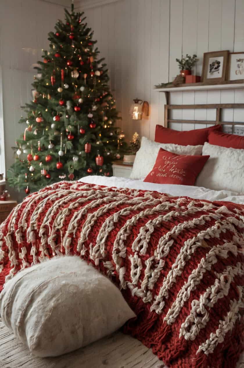 Cozy Cottage Christmas Cozy Decorations in Bedroom