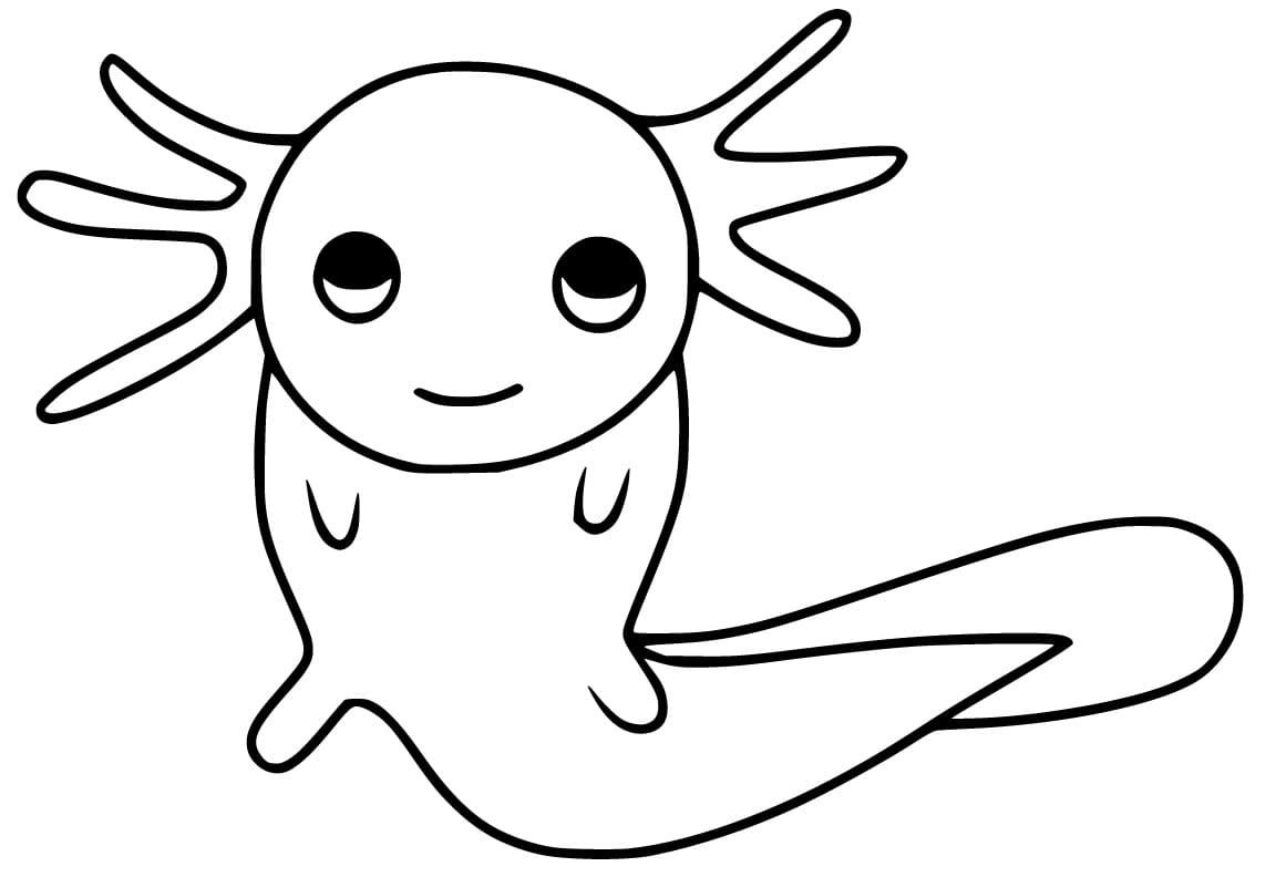 Cute-Axolotl-Coloring-Page