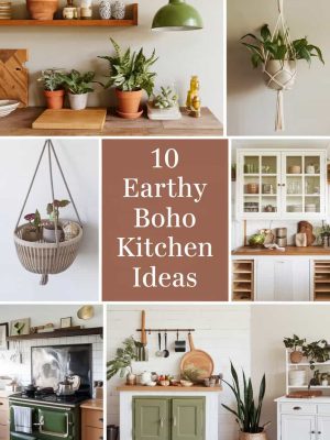 Earthy Boho Kitchen Ideas