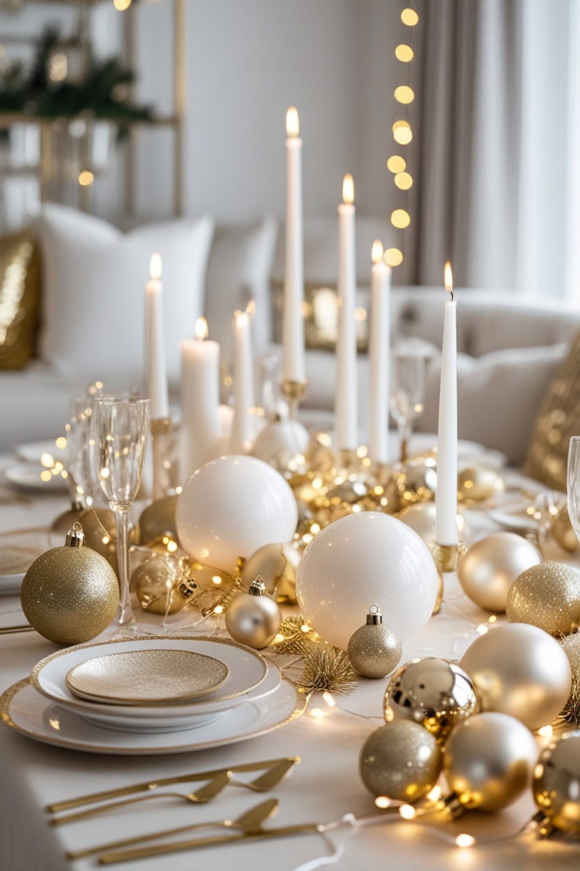 Elegant Gold And White New Year Celebration 2