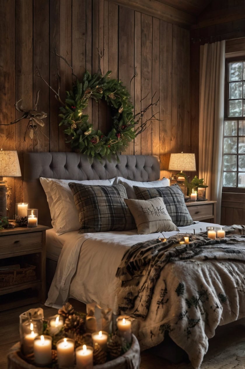 Enchanting Woodland Theme Christmas Hotel Room Decoration Ideas