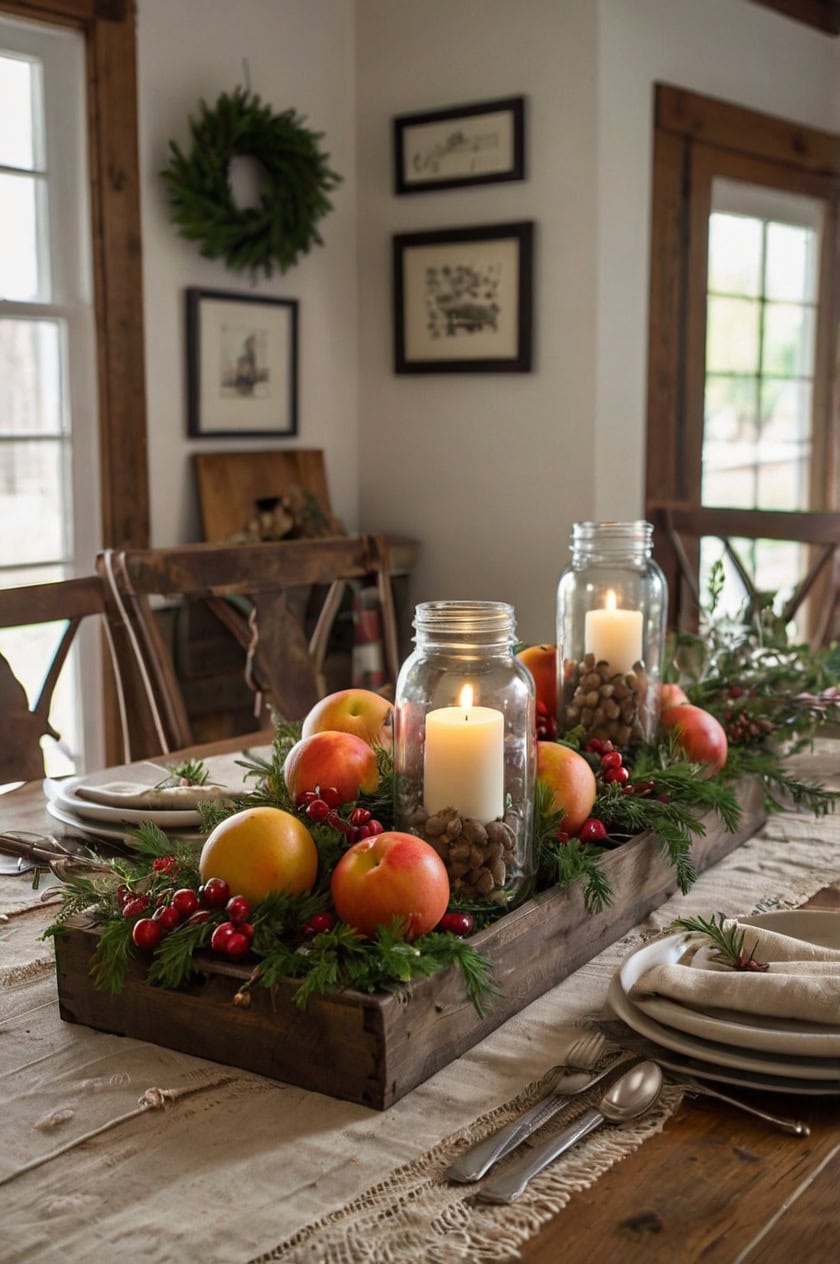 Farm To Table Style Rustic and Cozy Decorations for Christmas