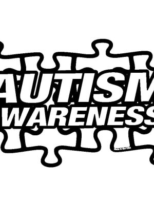 Free autism awareness coloring page