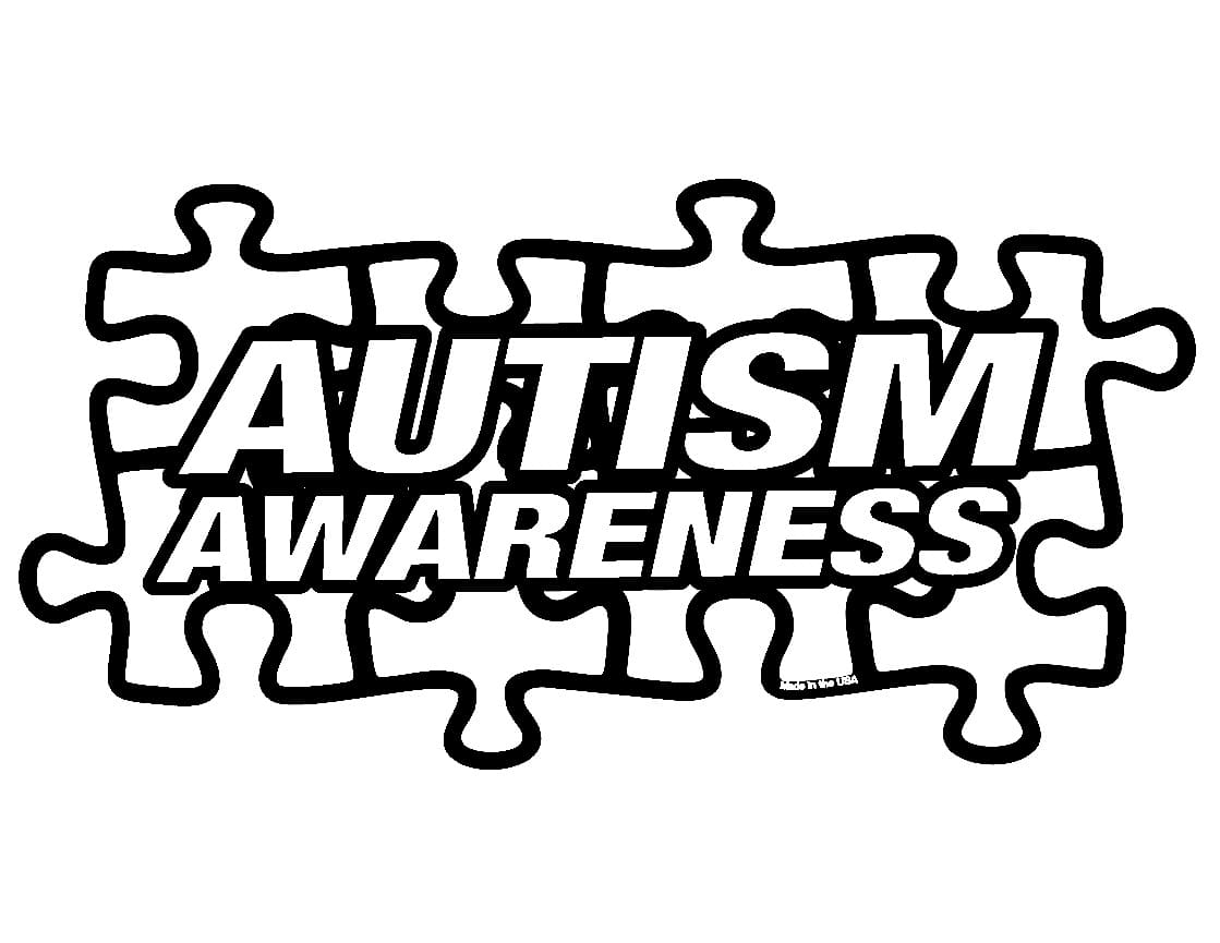 Free Autism Awareness Coloring Page