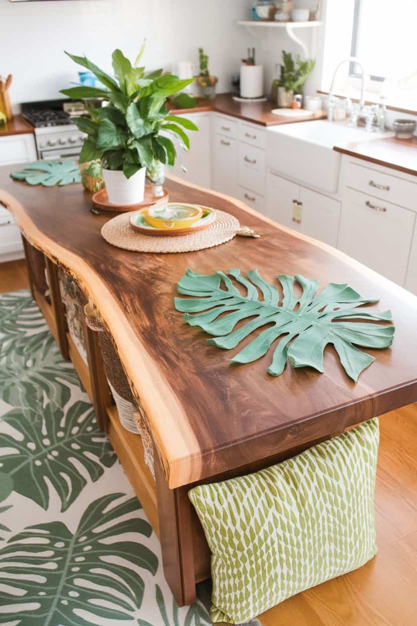 Jungle Boho Kitchen Island ideas