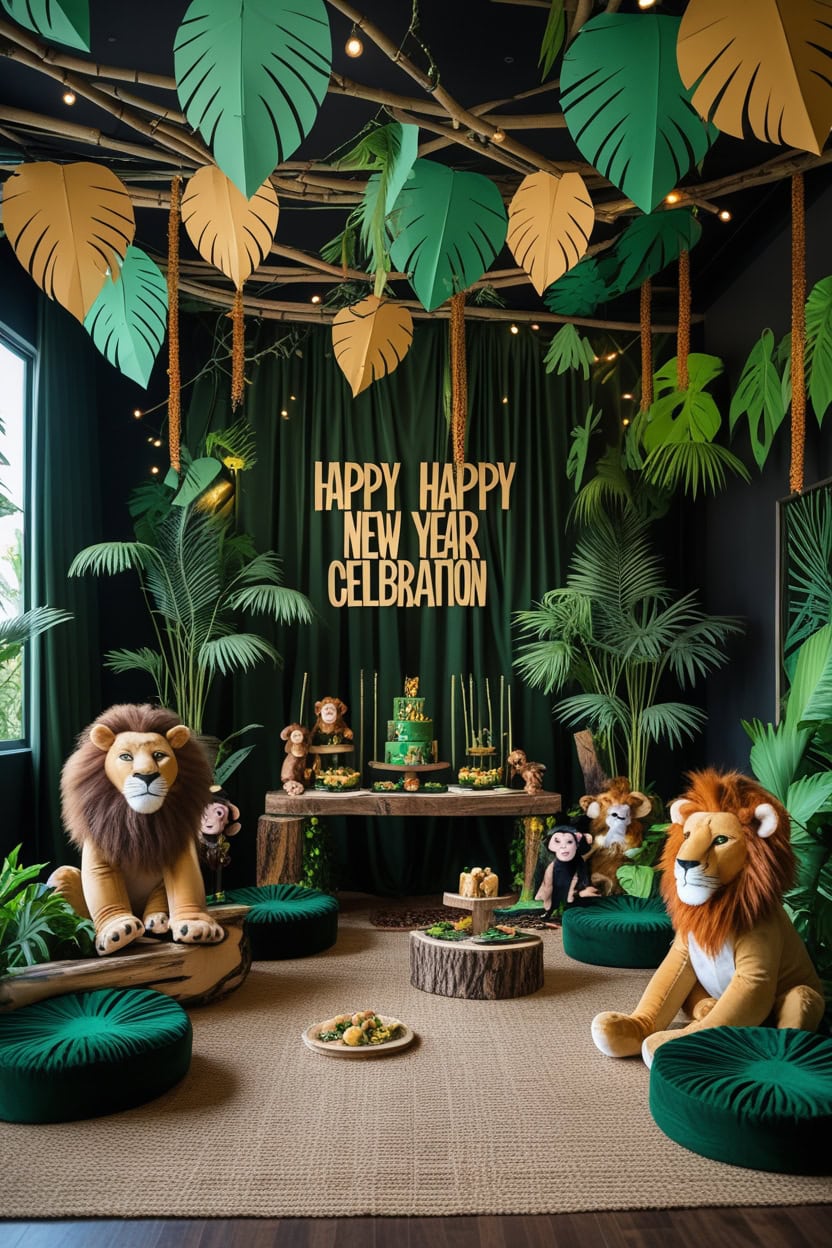 Jungle Safari Expedition New Year Decoration Ideas for Kids