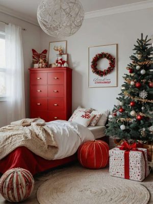 Minimalist Christmas Room 3