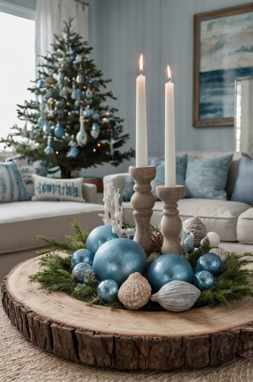 Minimalist Coastal Vibes Cozy Minimalist Christmas Decor