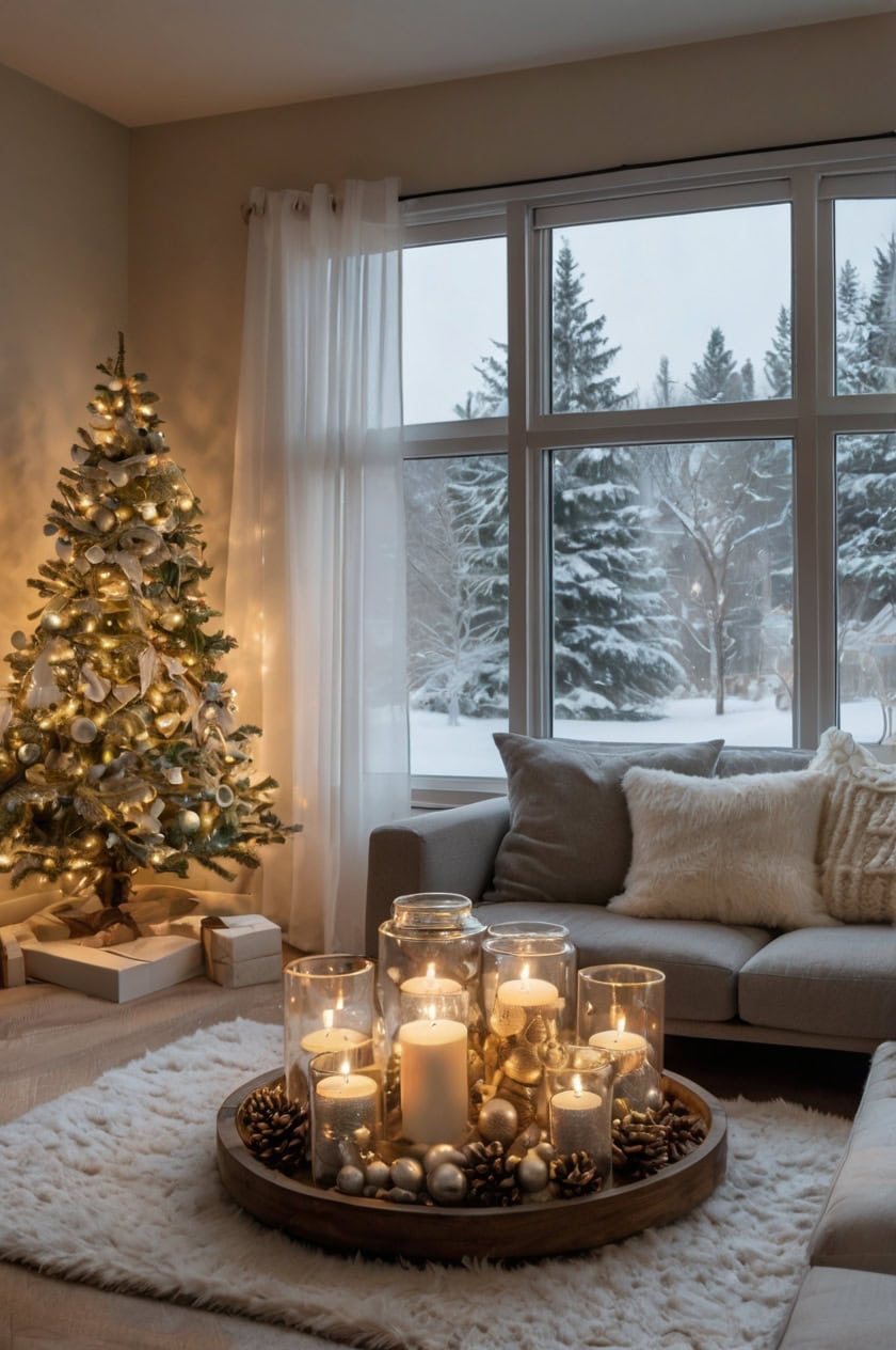 Minimalist Winter Wonderland Cozy Christmas Home Decor