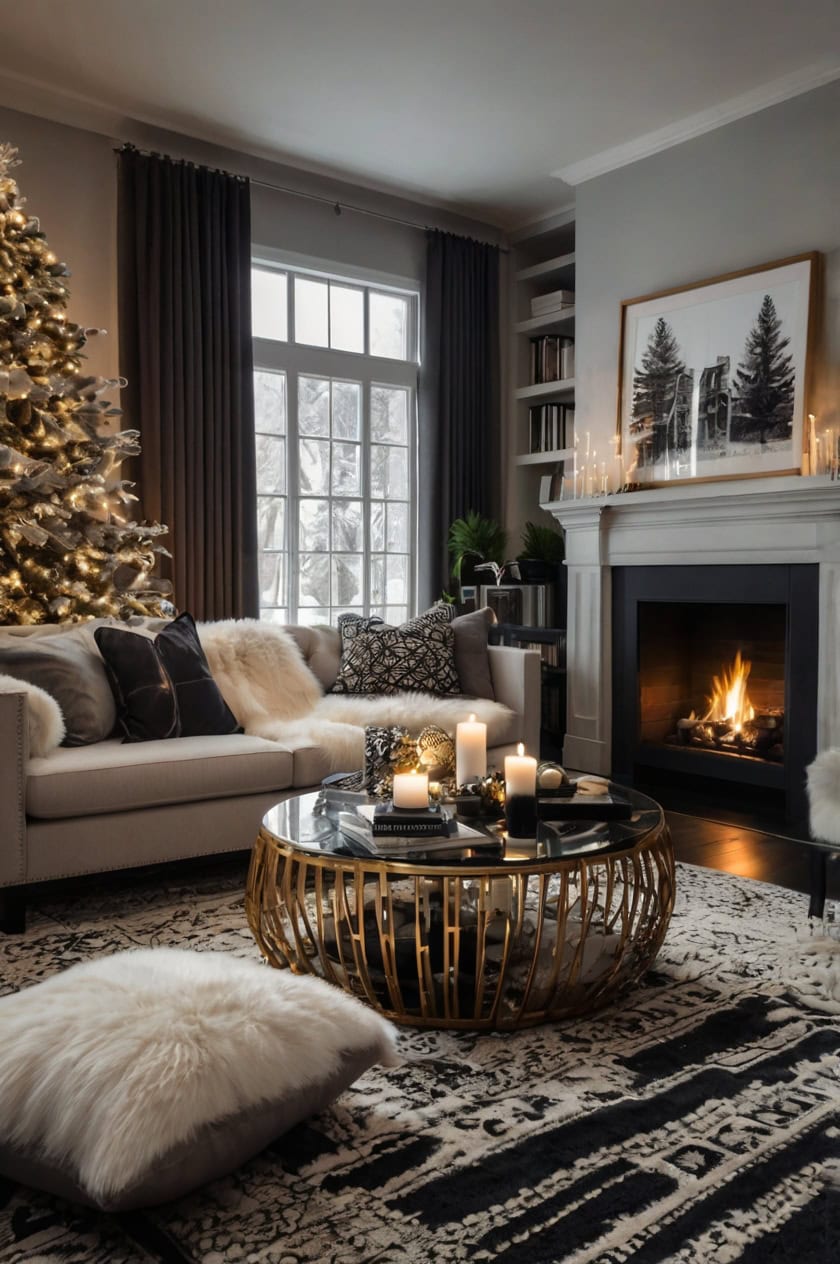 Modern Chic Christmas Style Cozy Christmas Home Decor