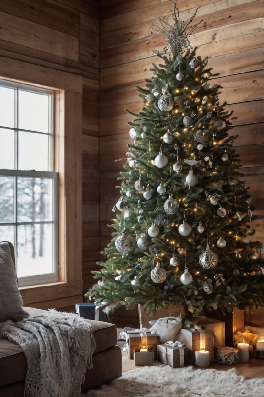 Modern Rustic Minimalism Cozy Cabin Christmas Decorations