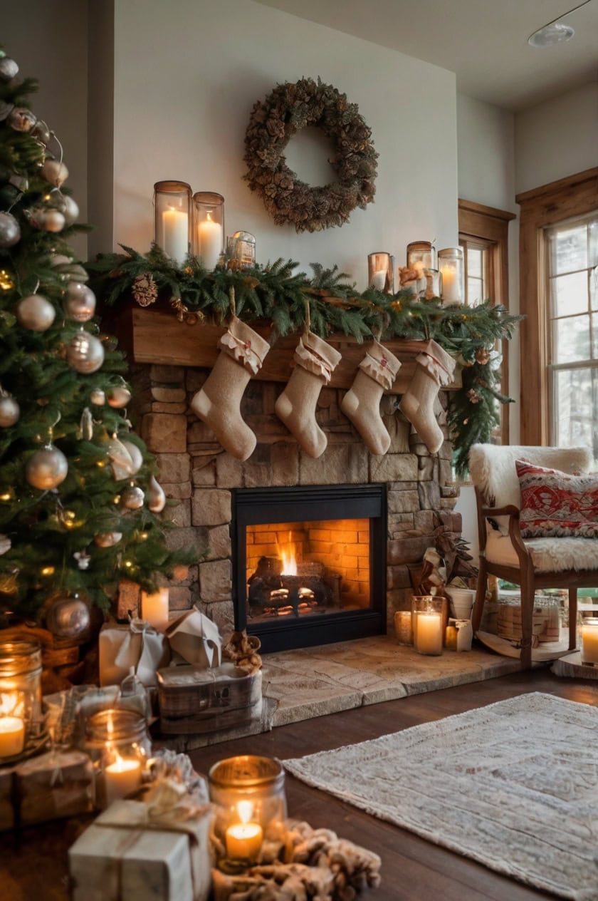 Natural Woodland Delight Cozy Cottage Christmas Decor