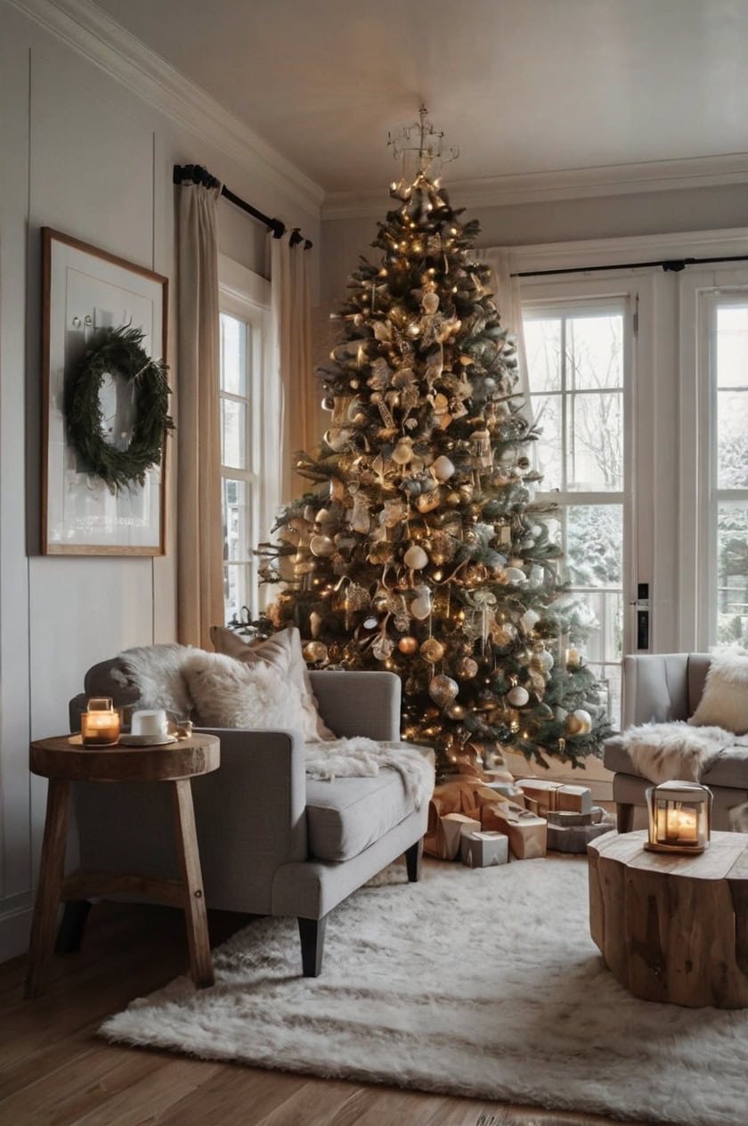 Nordic Minimalism For The Holidays Cozy Christmas Decorating Ideas