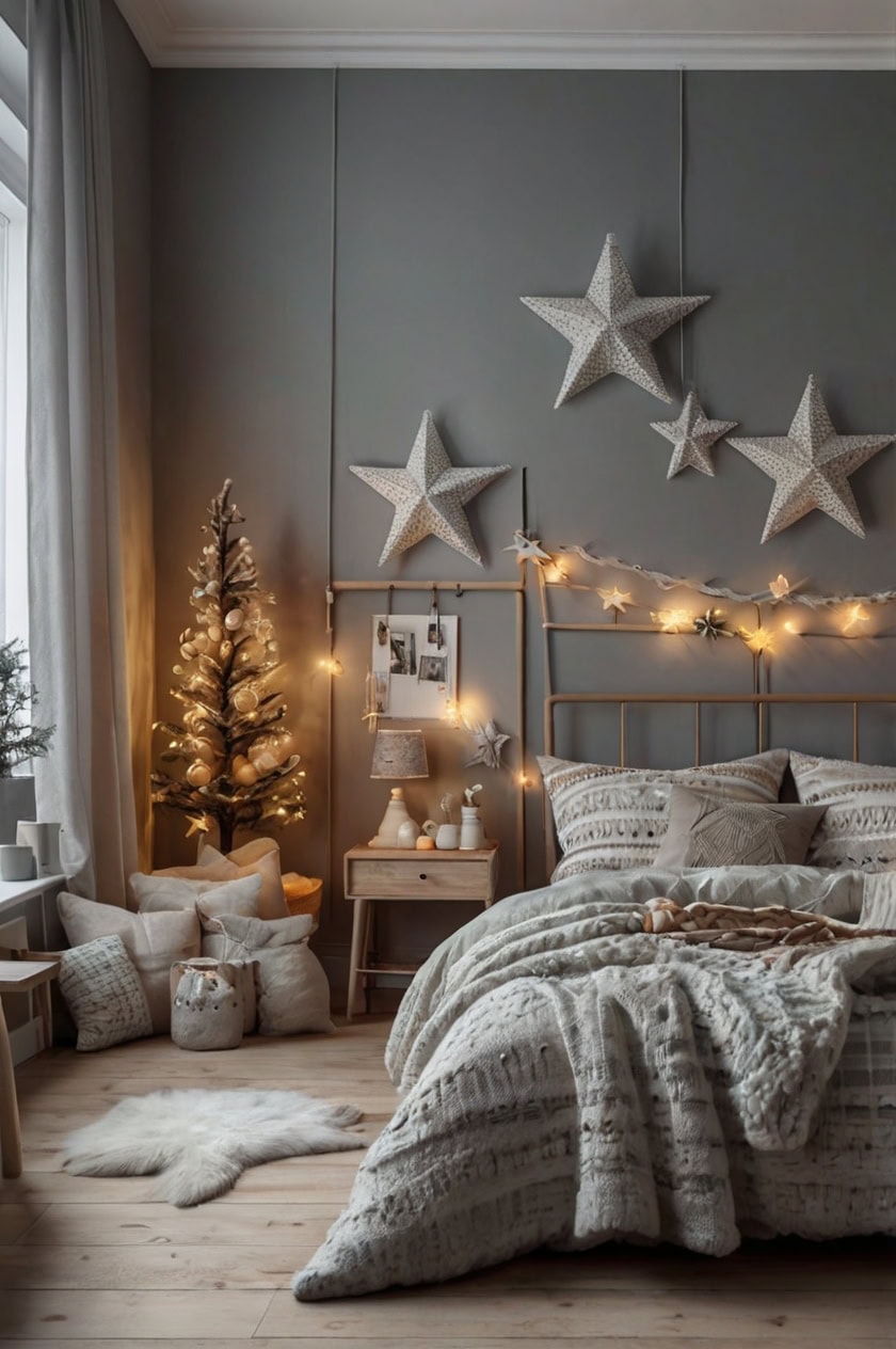 Nordic Minimalist Christmas Children Room Decoration Ideas for Christmas