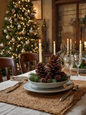 Rustic Charm With Pinecones And Wood 3 1