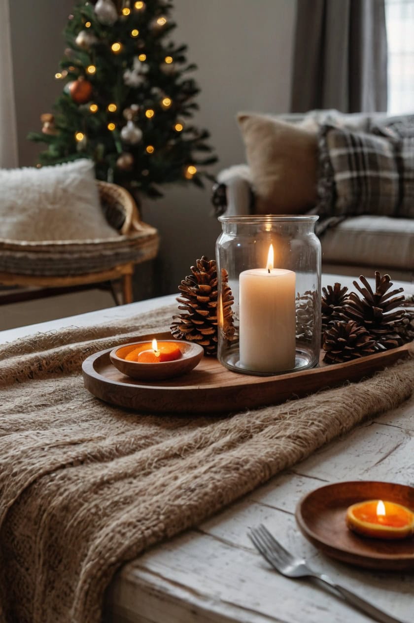 Rustic Natural Charm Cozy Minimalist Christmas Decor