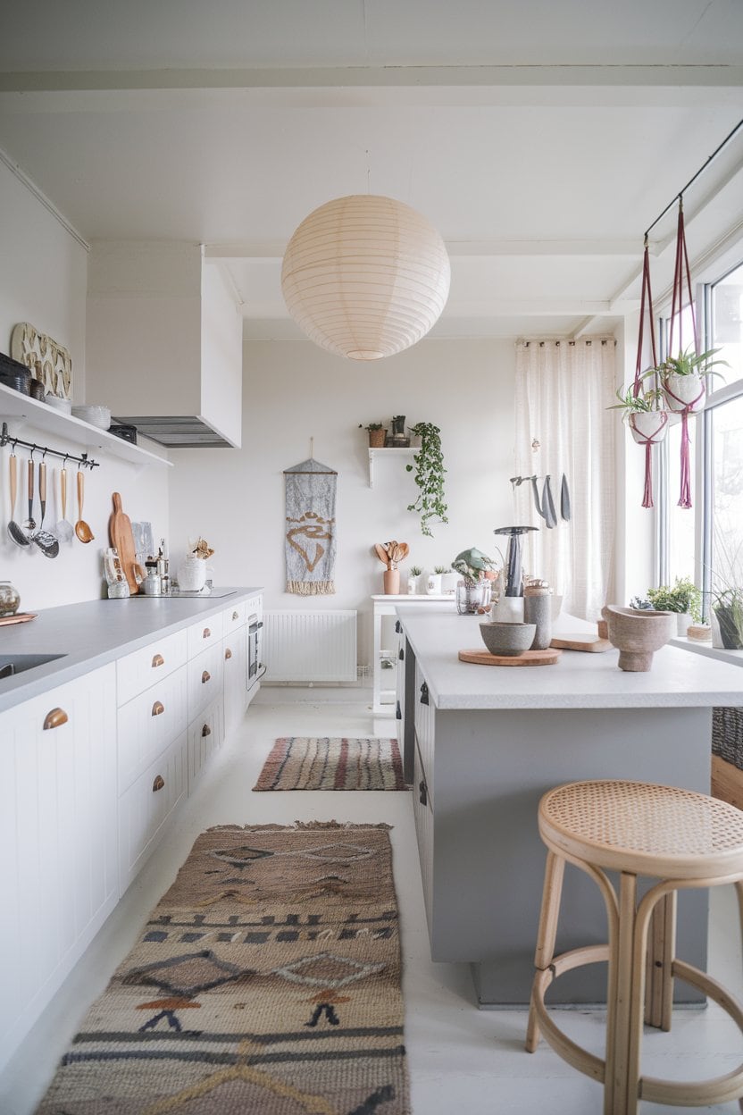 Scandinavian modern Boho kitchen ideas