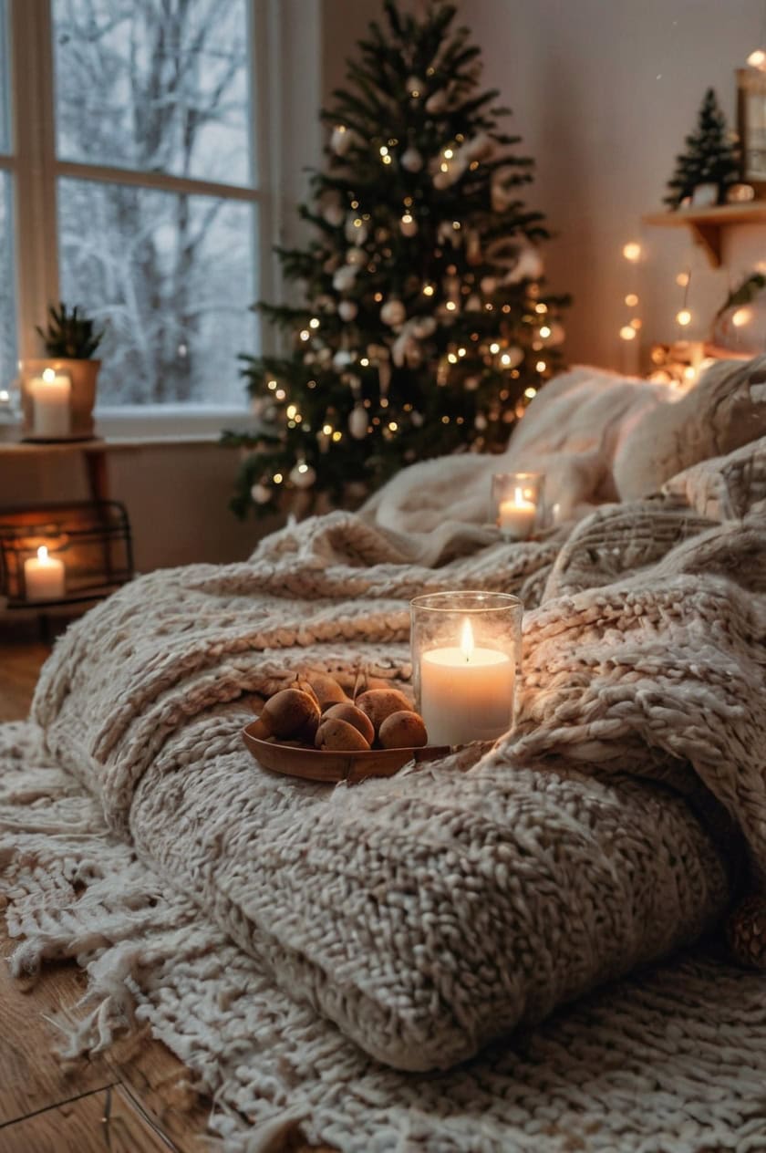 Scandinavian Hygge Christmas Cute Christmas Room Decor Ideas