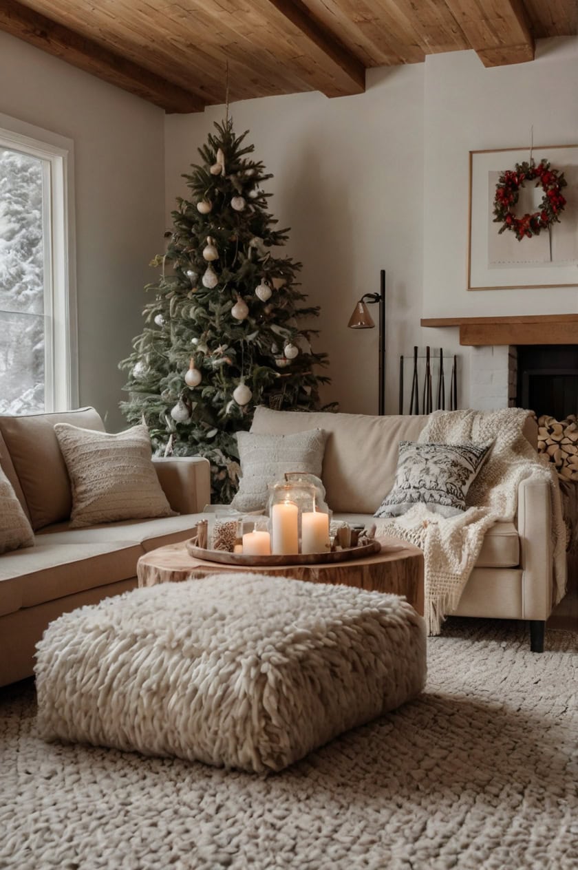 Scandinavian Hygge Vibes Cozy Christmas Home Decor