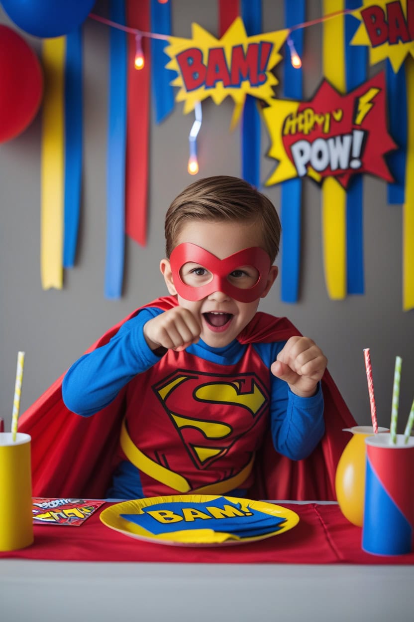 Superhero New Year Bash New Year Decoration Ideas for Kids