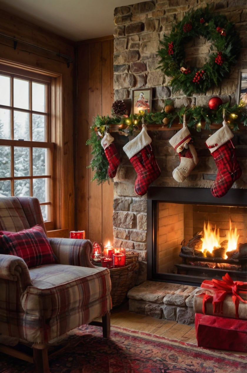 Traditional Holiday Warmth Cozy Cabin Christmas Decorations