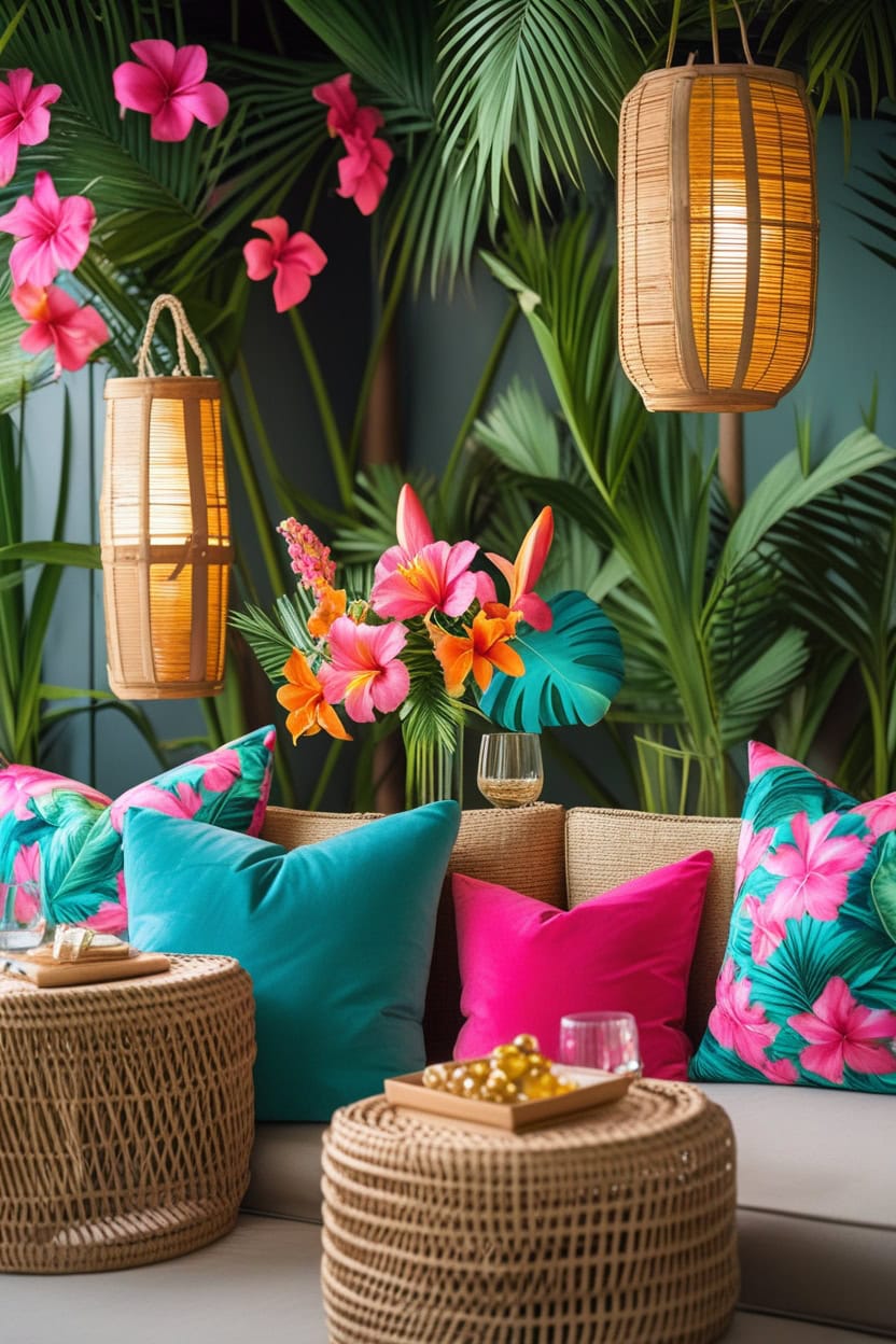 Tropical New Year Escape New Year Decoration Ideas for Adults