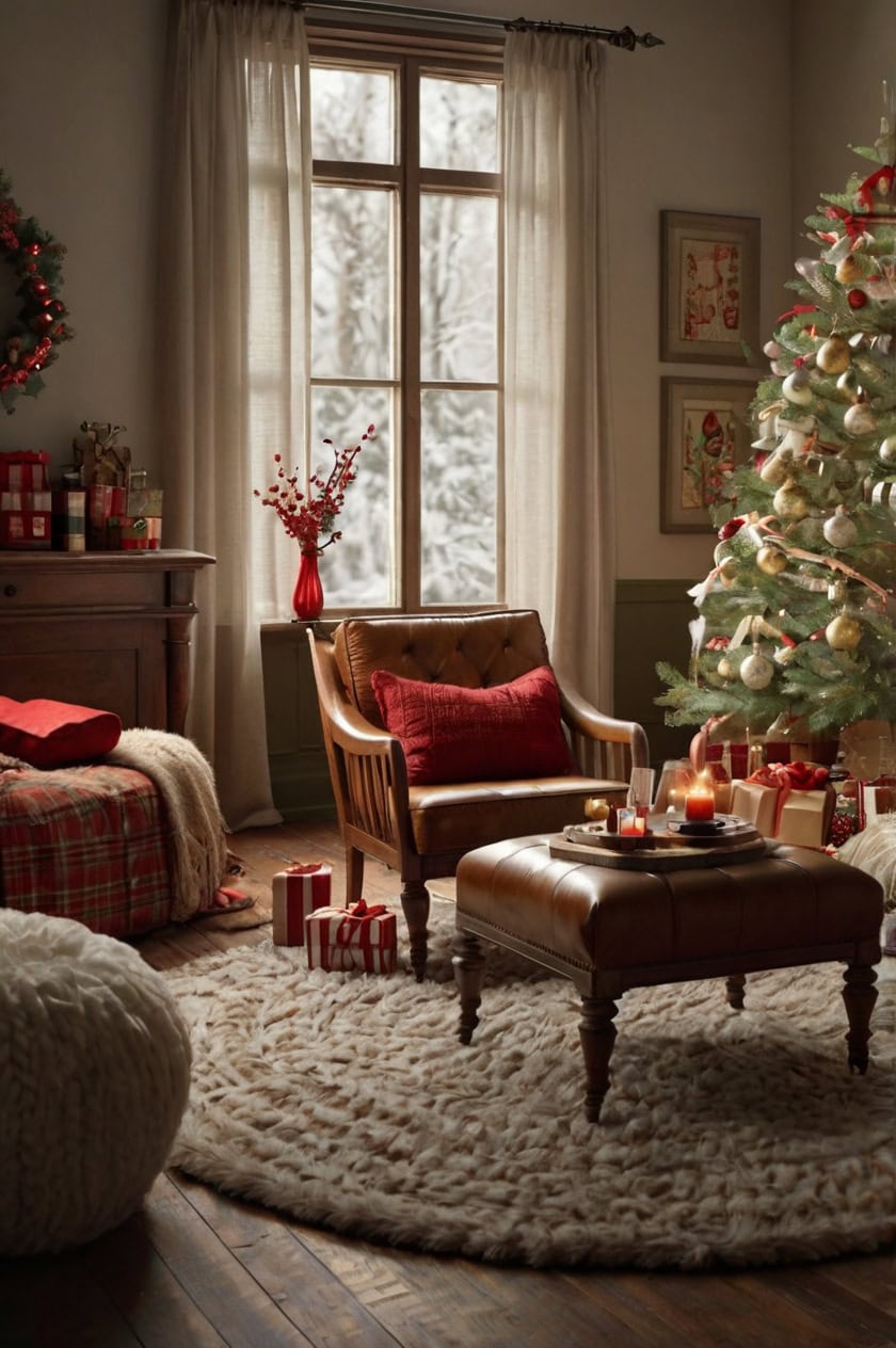 Vintage Christmas Vibes Cute Christmas Room Decor Ideas