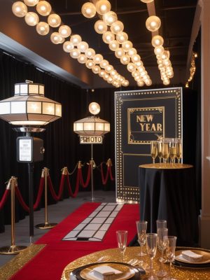 Vintage Hollywood New Year Party Decorations Ideas 2