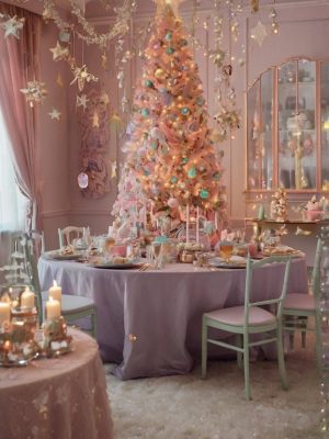 Whimsical Fairy Tale Christmas Party Room Decoration Ideas 2