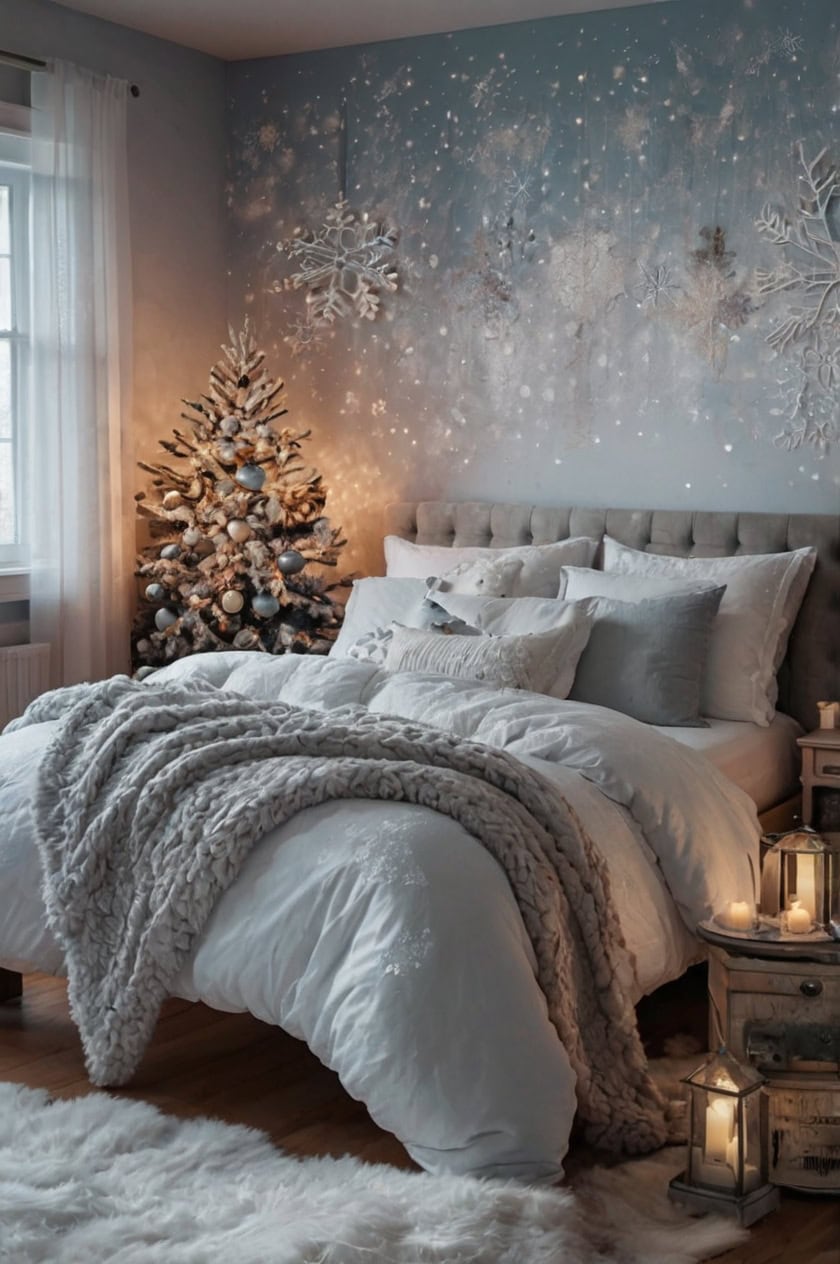 Whimsical Winter Wonderland Cute Christmas Room Decor Ideas