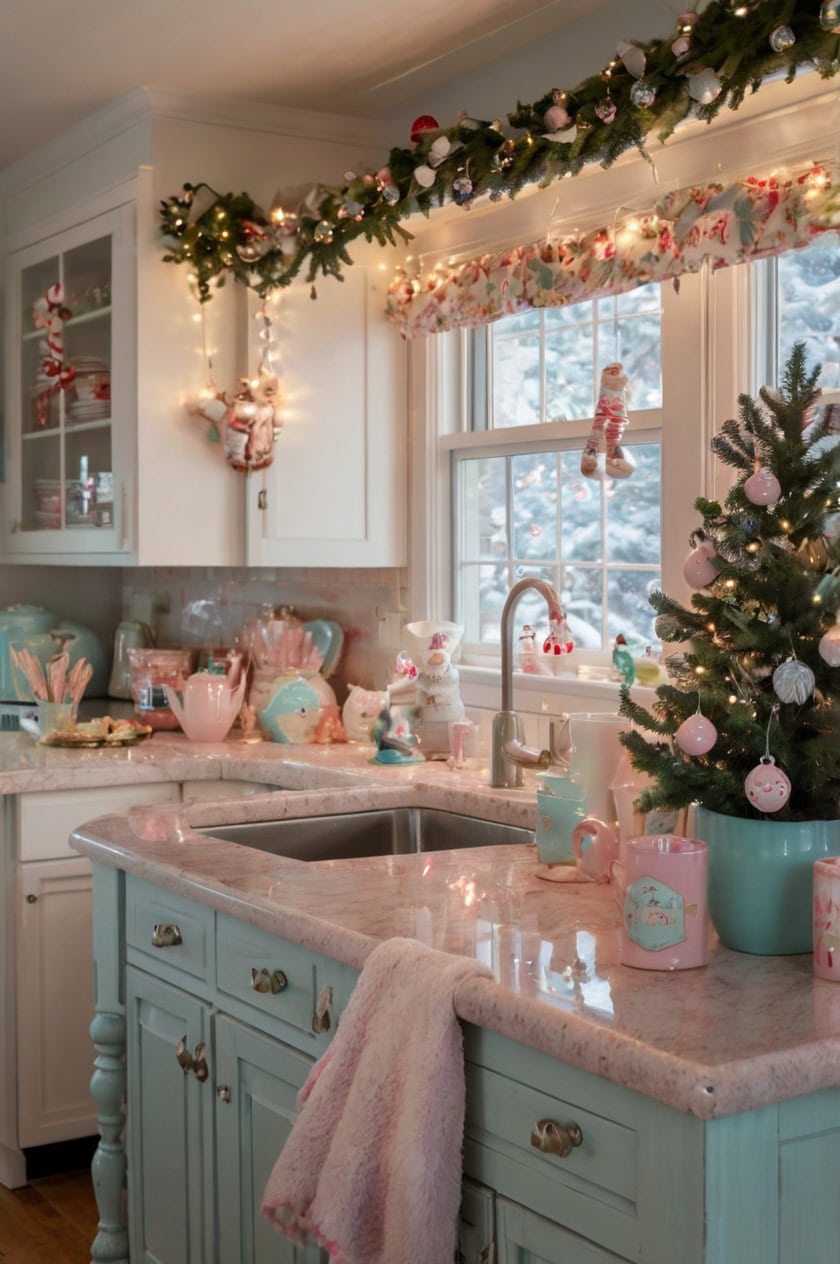 Whimsical Wonderland Cozy Christmas Kitchen