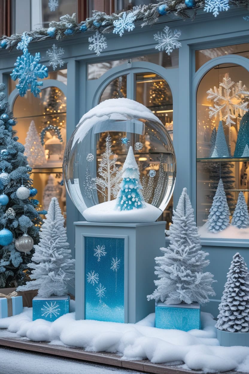 Winter Wonderland New Year Decoration Ideas For Shop 