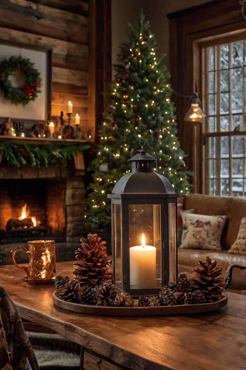 Woodland Inspired Christmas Cozy Old World Christmas Interior Decor