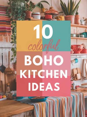 Colorful Boho Kitchen Ideas