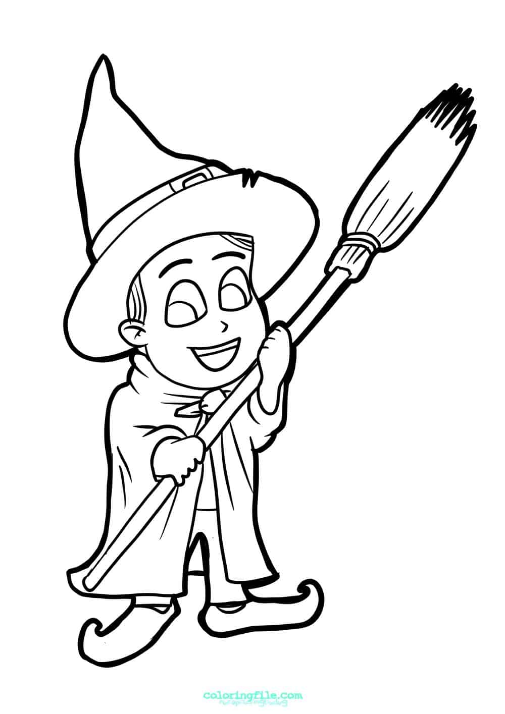 Cute halloween coloring pages