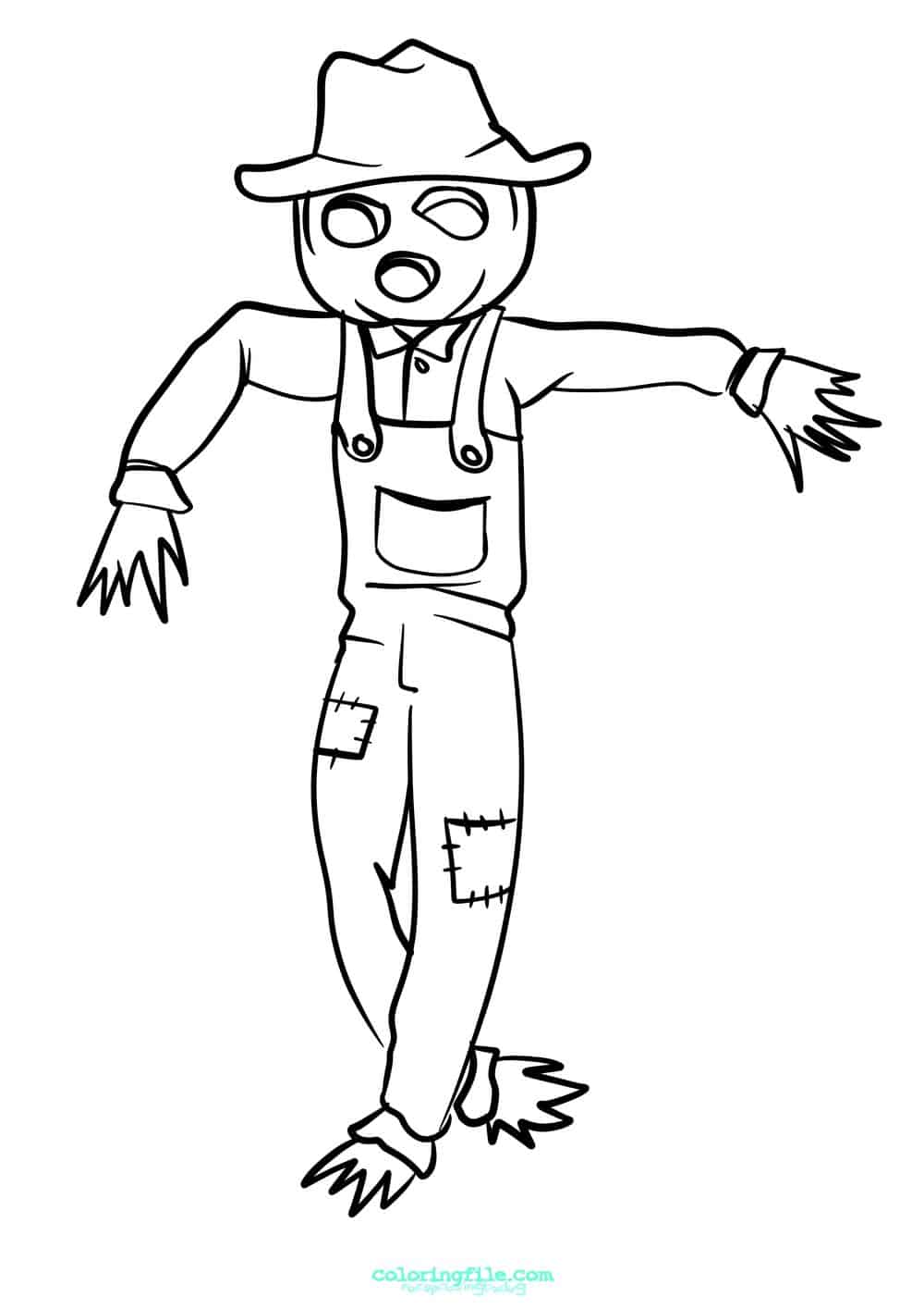 Halloween jack o lantern coloring pages