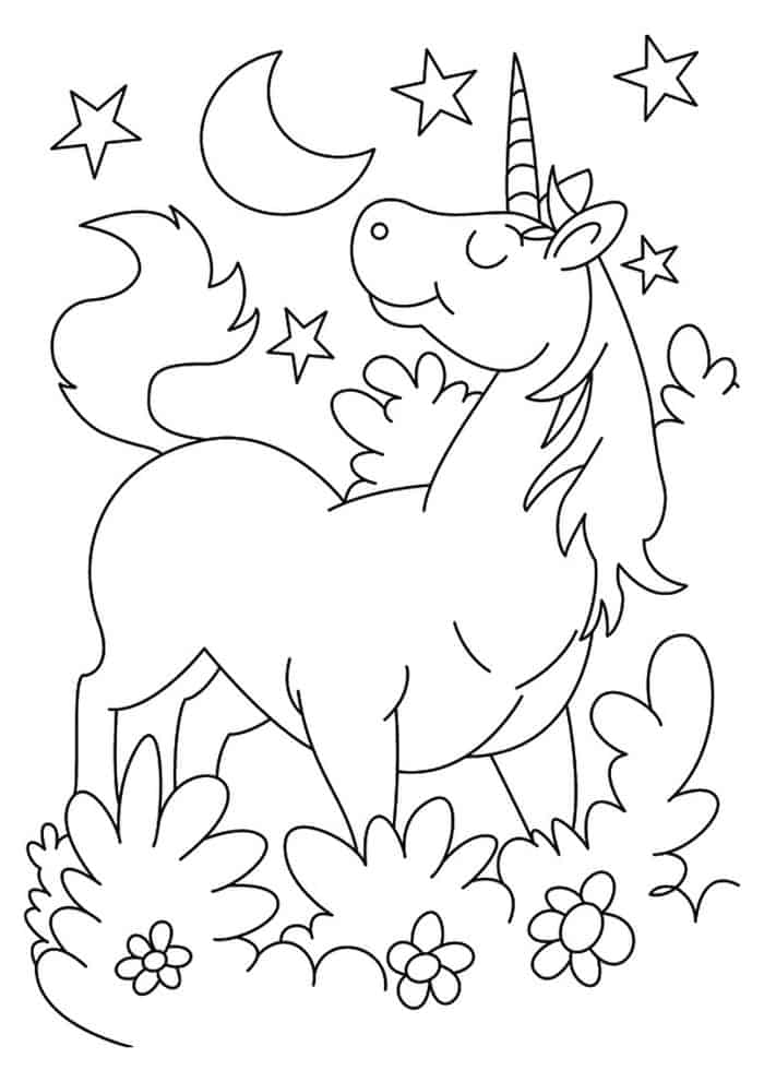 Karkadann Unicorn Coloring Pages