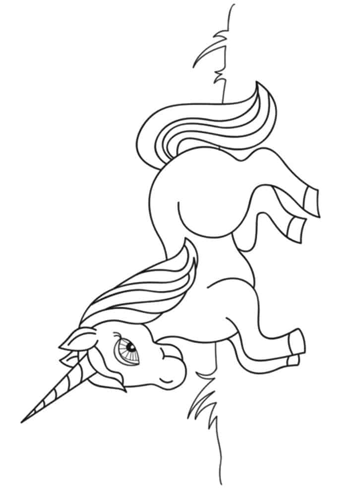 Physiologus’s Unicorn Coloring Pages