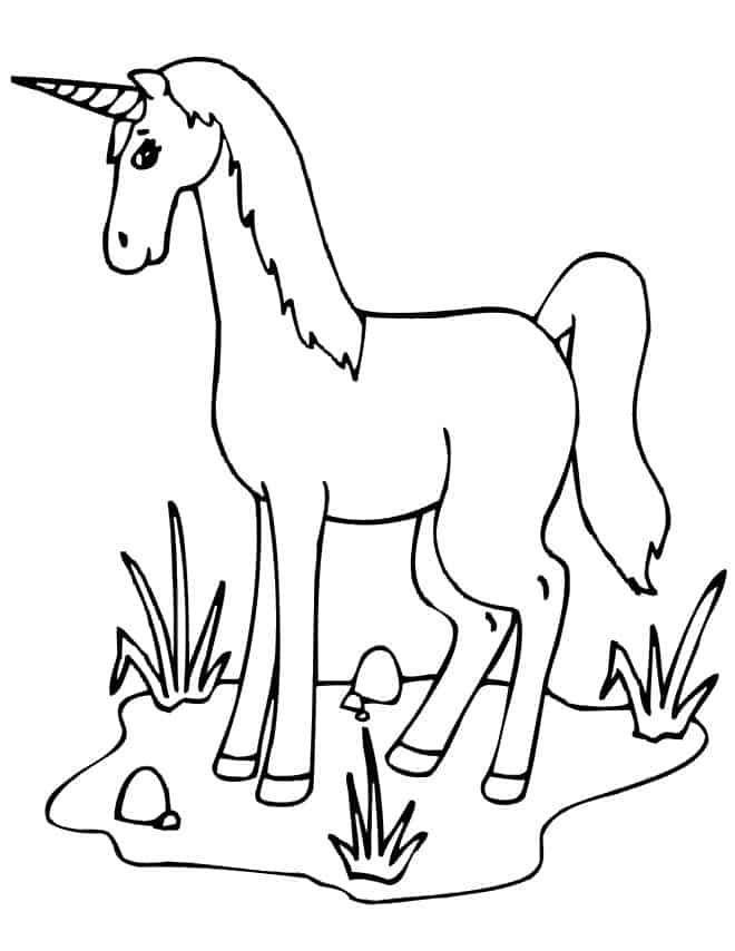 Printable Unicorn Coloring Pages