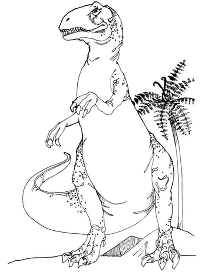 Allosaurus Printable Dinosaur Coloring Pages
