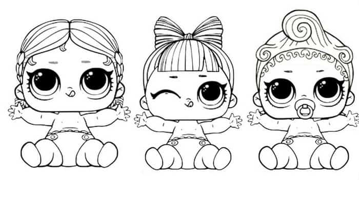 Baby Lol Coloring Pages