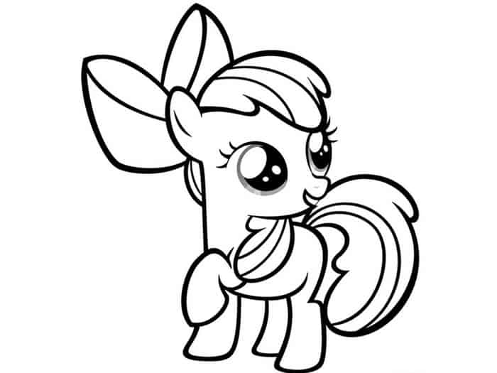 Baby Pony Coloring Pages