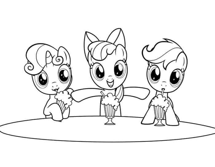 Baby Sunset Shimmer My Little Pony Coloring Pages