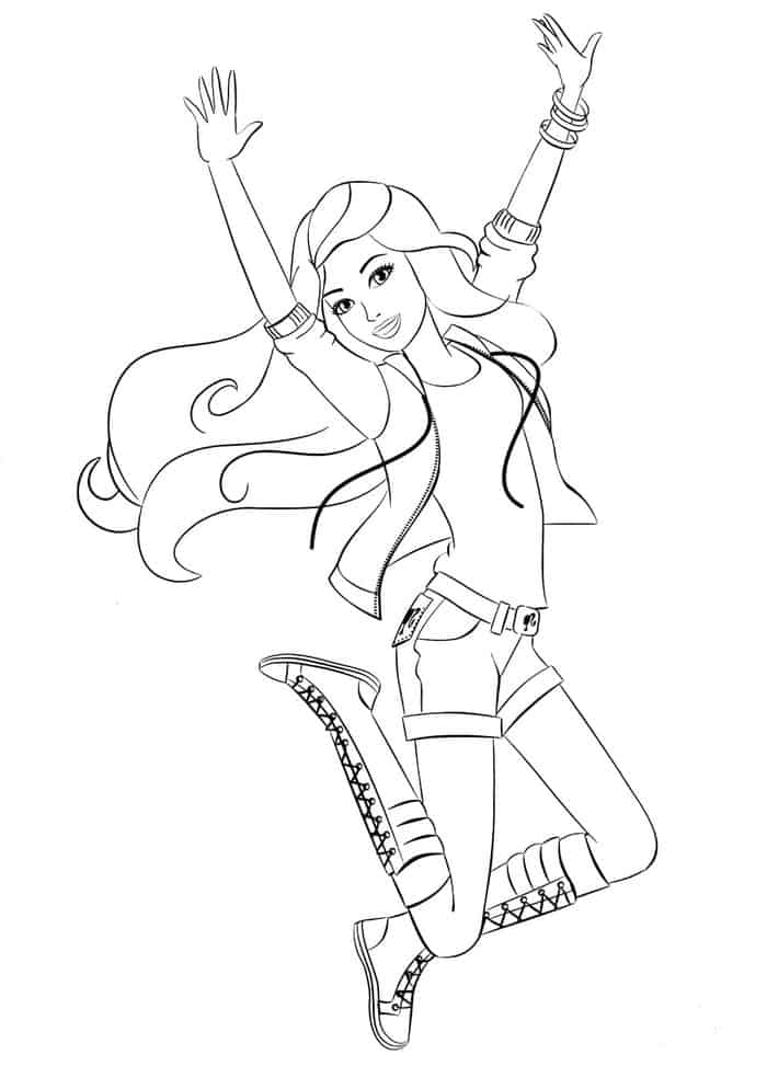 Barbie Coloring Pages Printables